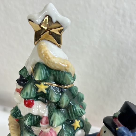 1999 Bavarian Heritage Collection Trimming the Tree Musical Vintage - Picture 4 of 14